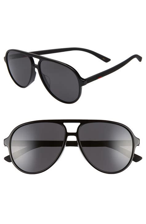 black aviator sunglasses gucci.